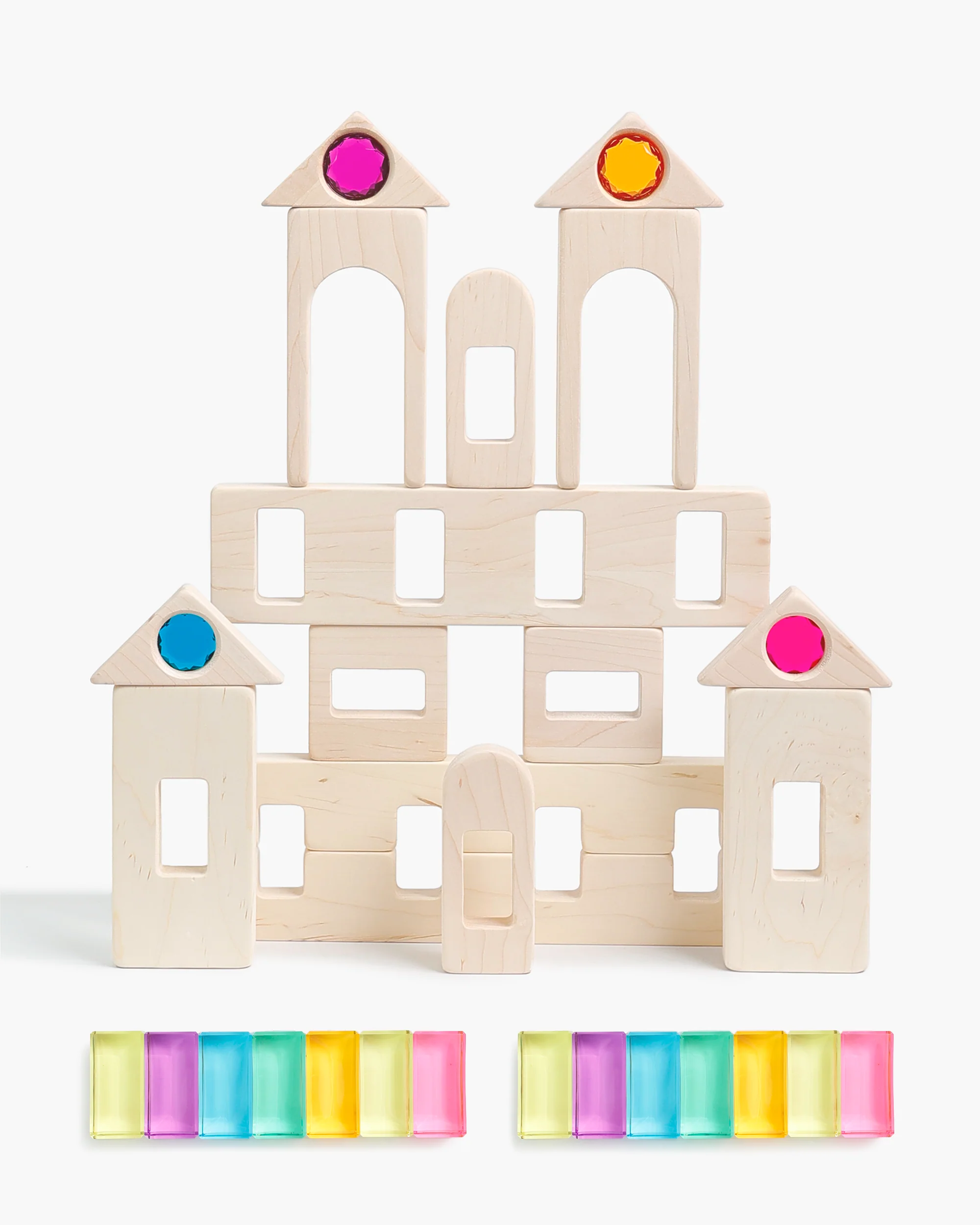 Magic Timber Block Set - Natural Wood - Image 4