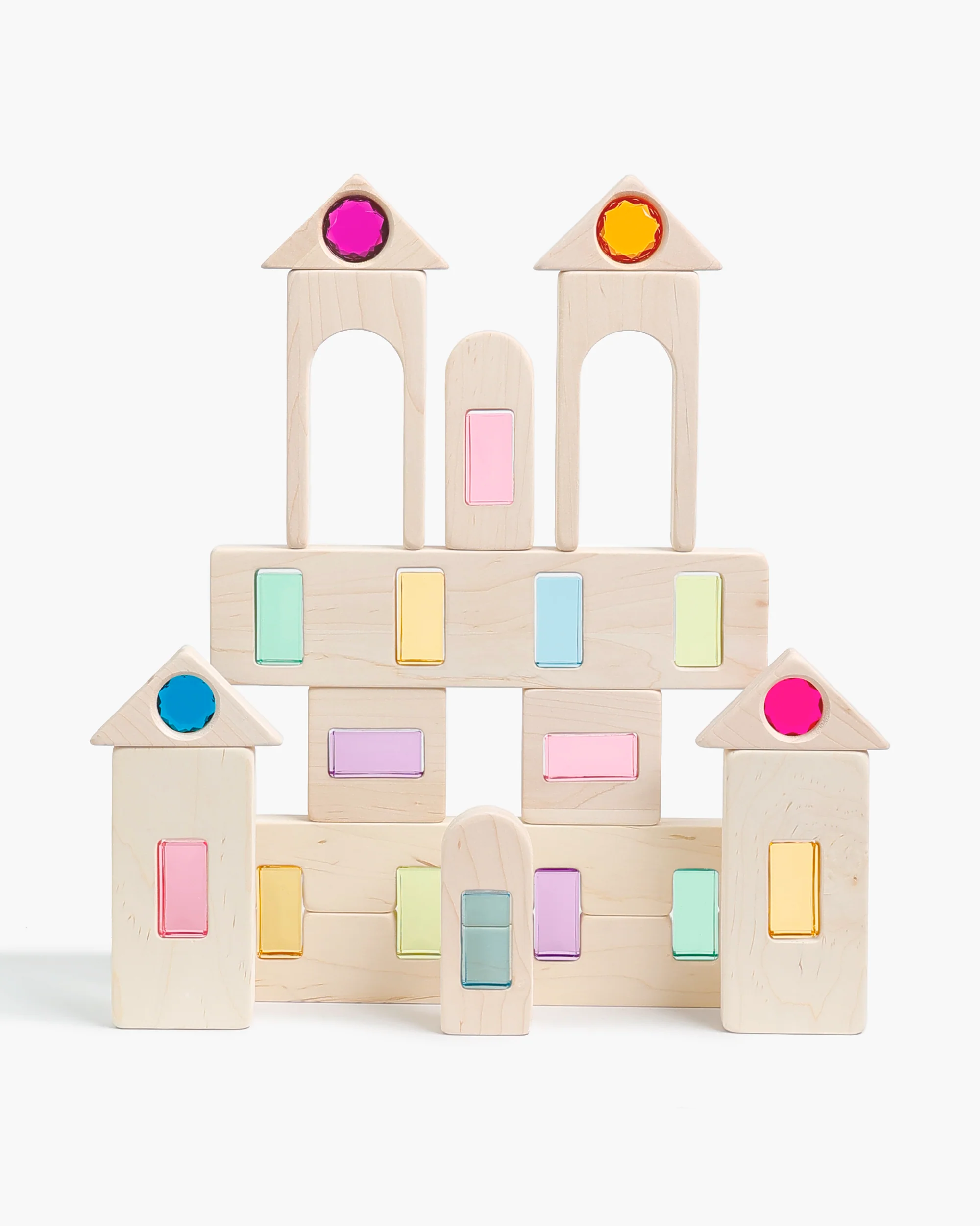 Magic Timber Block Set - Natural Wood - Image 5
