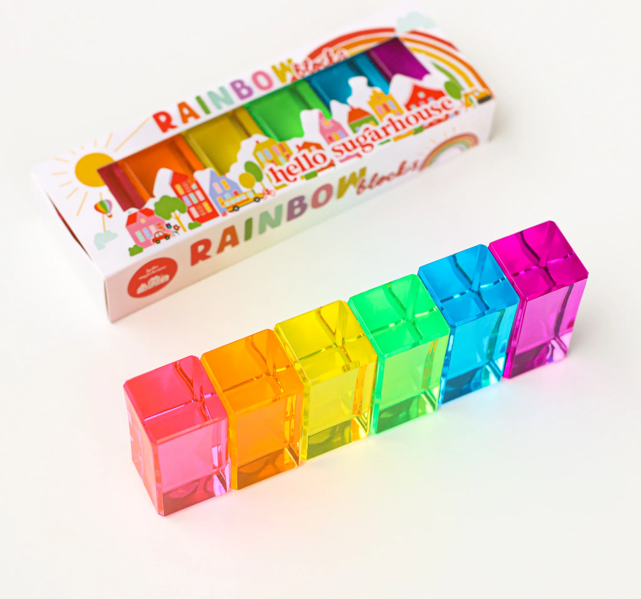 PRE-ORDER Neon Rainbow Blocks - Image 3