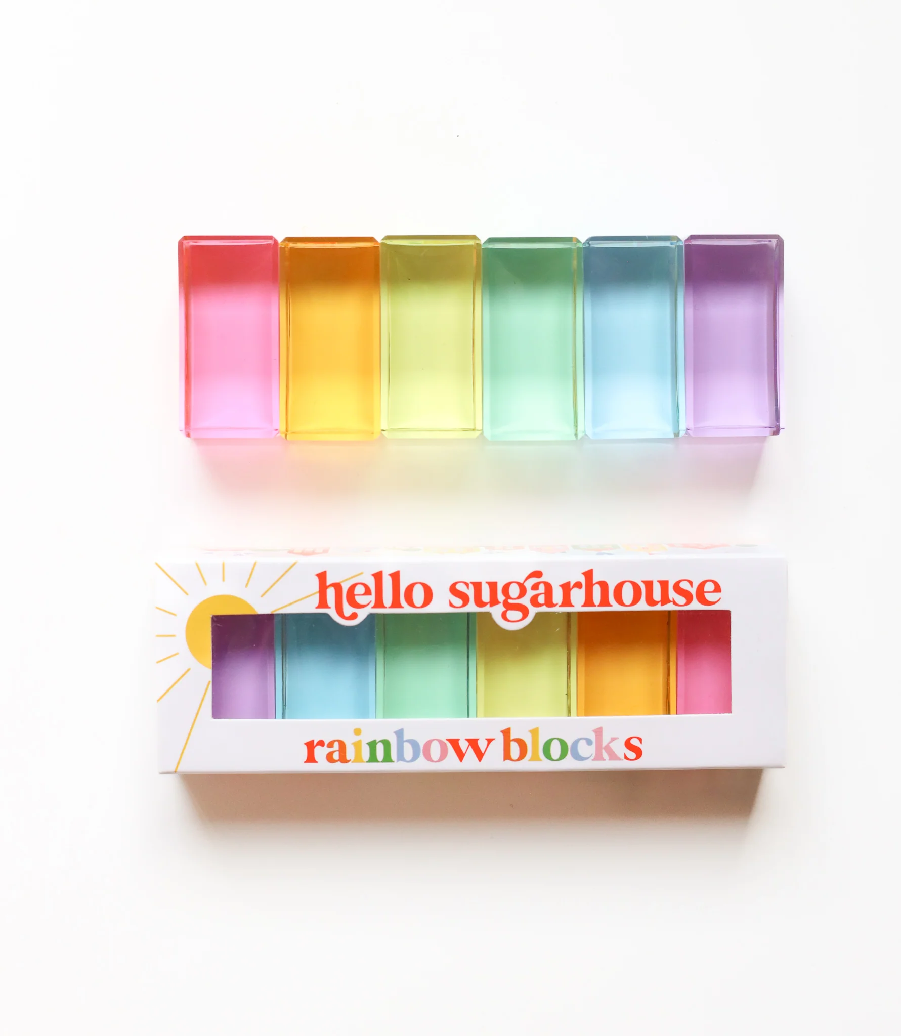 PRE-ORDER Pastel Rainbow Blocks - Image 3